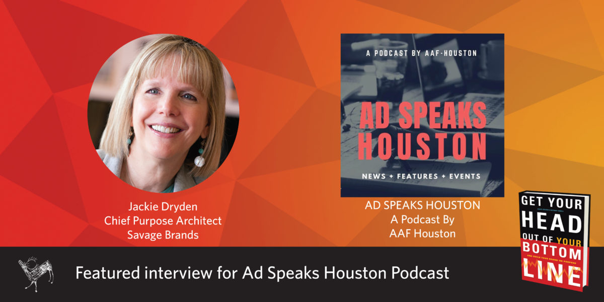 Jackie Dryden featured on Ad Speaks Houston
