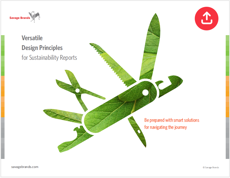 Versatile Design Principles for Sustainability Reports Cover